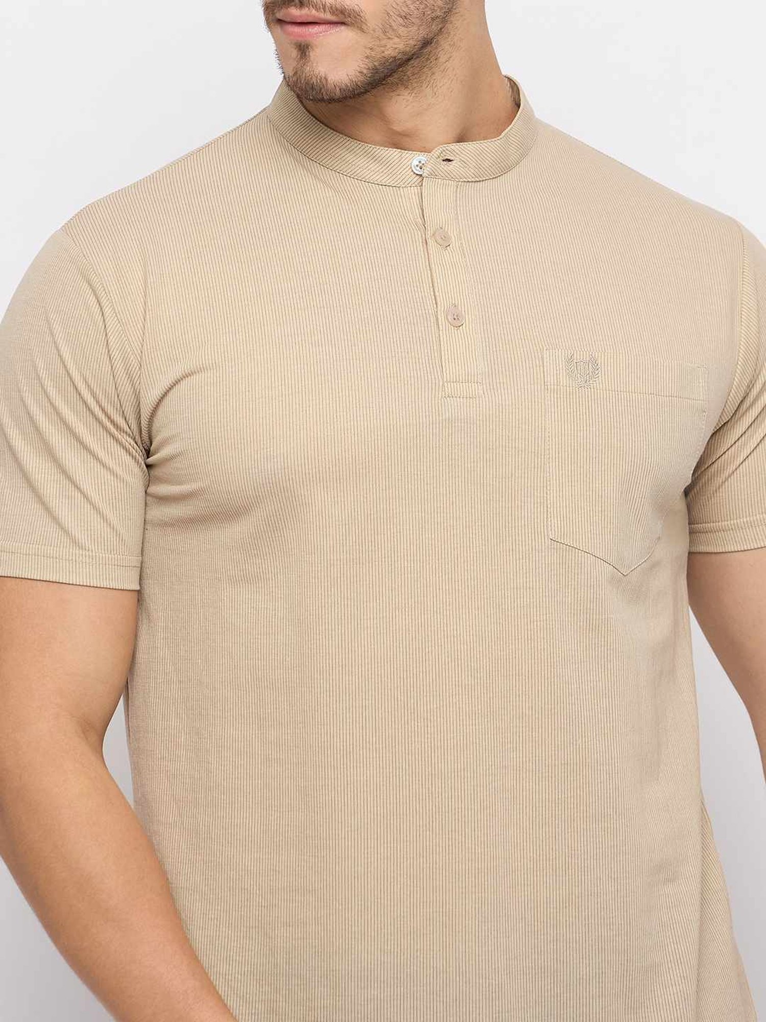 Duke Beige Regular Fit T-Shirt