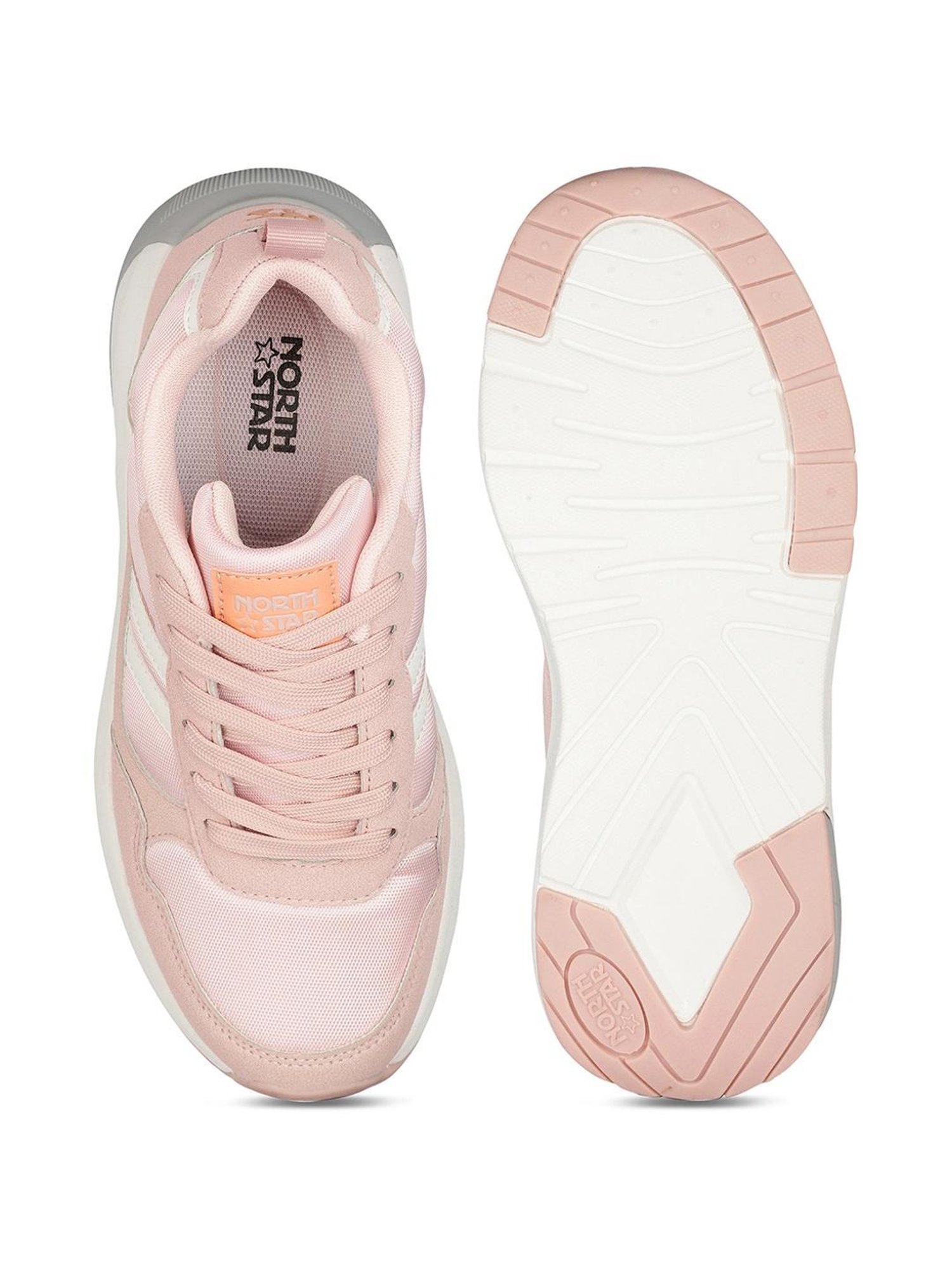 North Star by Bata Women's HUCK Pink Running Shoes