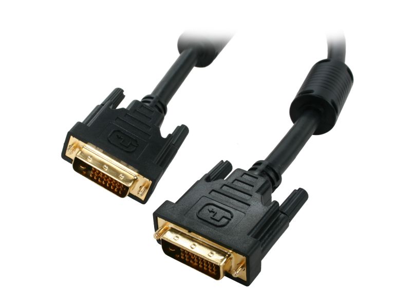 DAT 7321D Black Male to Male One DVI-D to DVI-D Single Link Cable