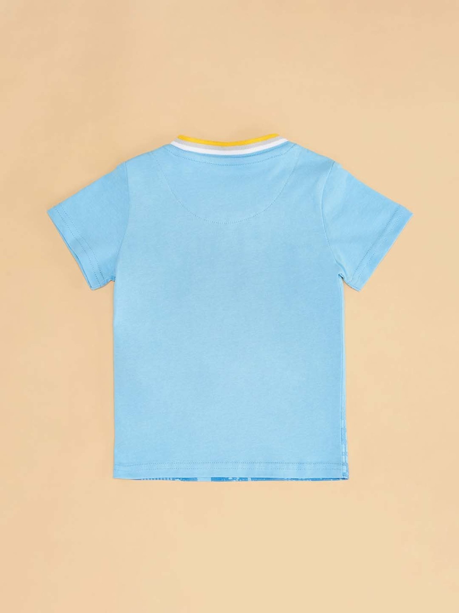 Ed-a-Mamma Baby Green Printed T-Shirt