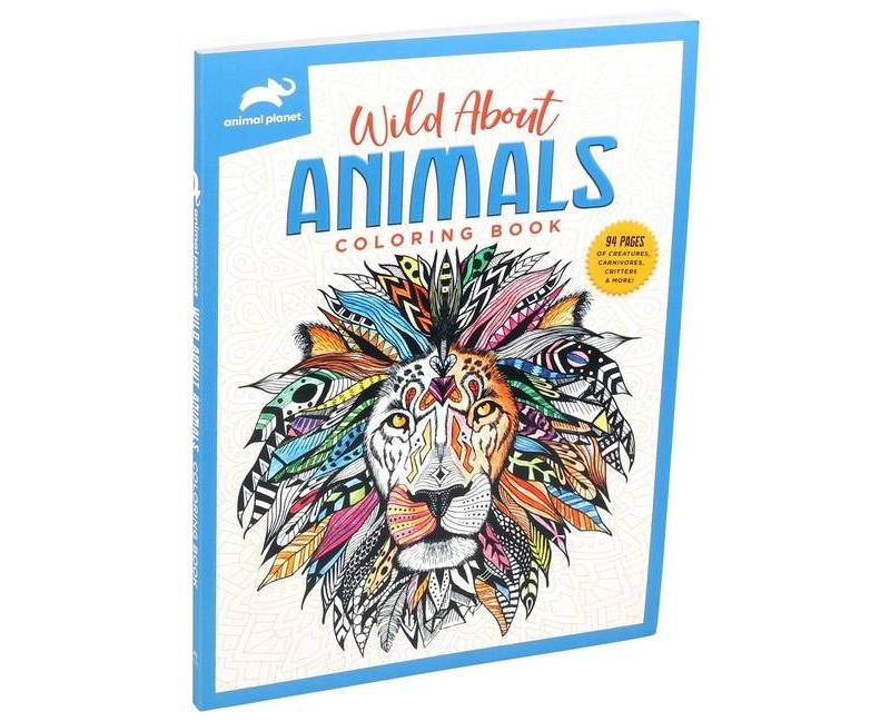 Animal Planet: Wild about Animals Coloring Book - (Paperback)