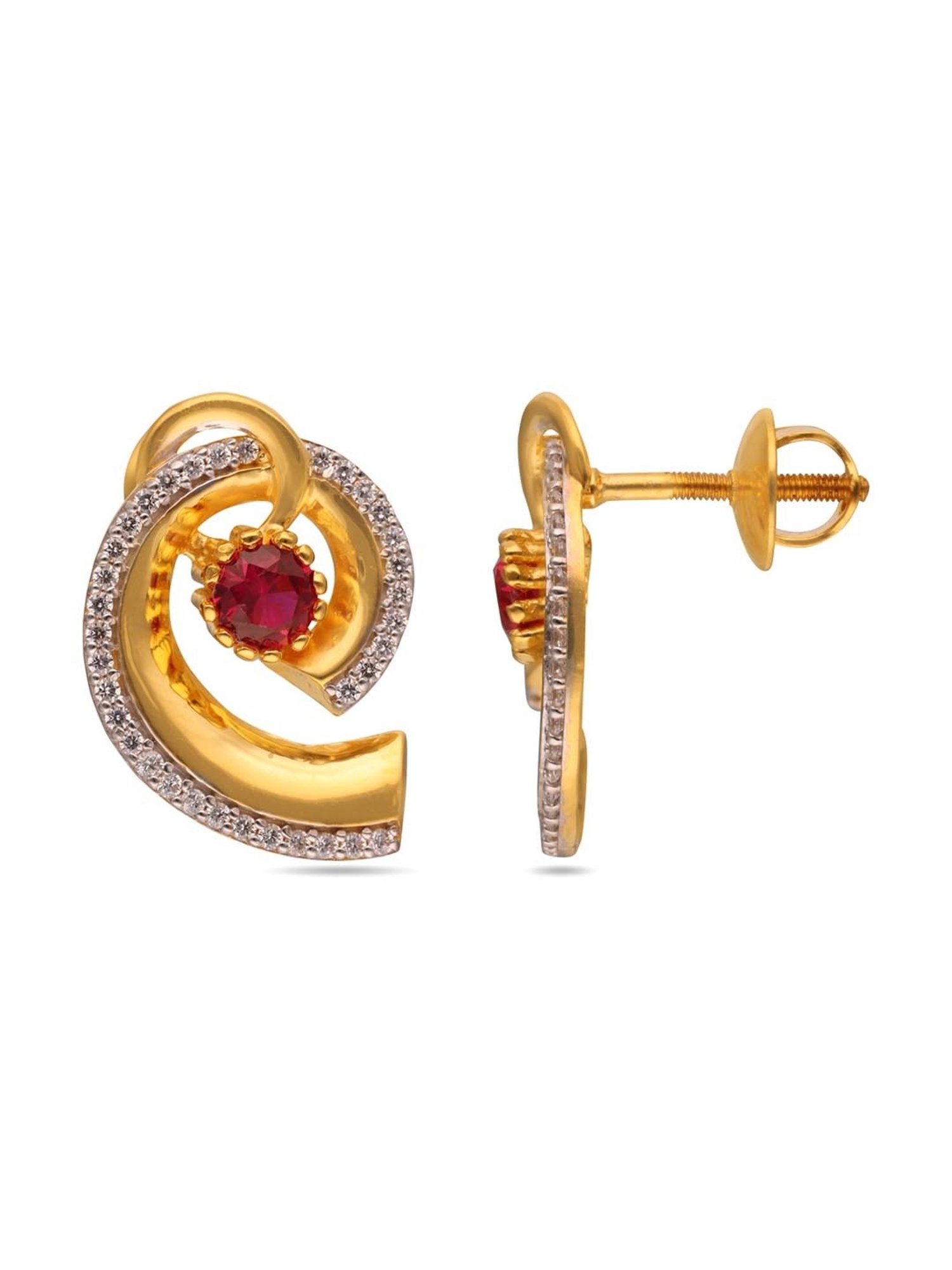 CKC 22k Gold Earrings for Women