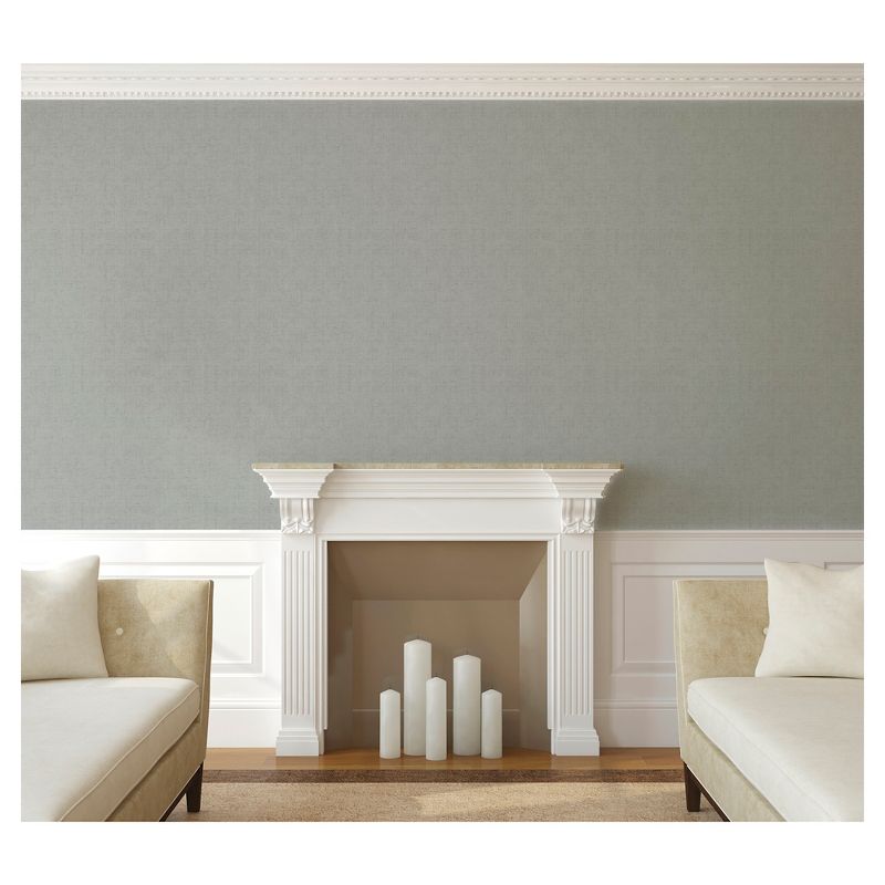 Devine Color Weave Peel & Stick Wallpaper Gray