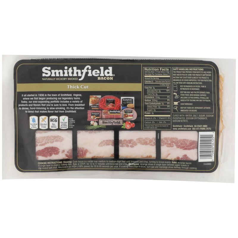 North Country Smokehouse USDA Uncured Certified Humane Bacon - 12oz