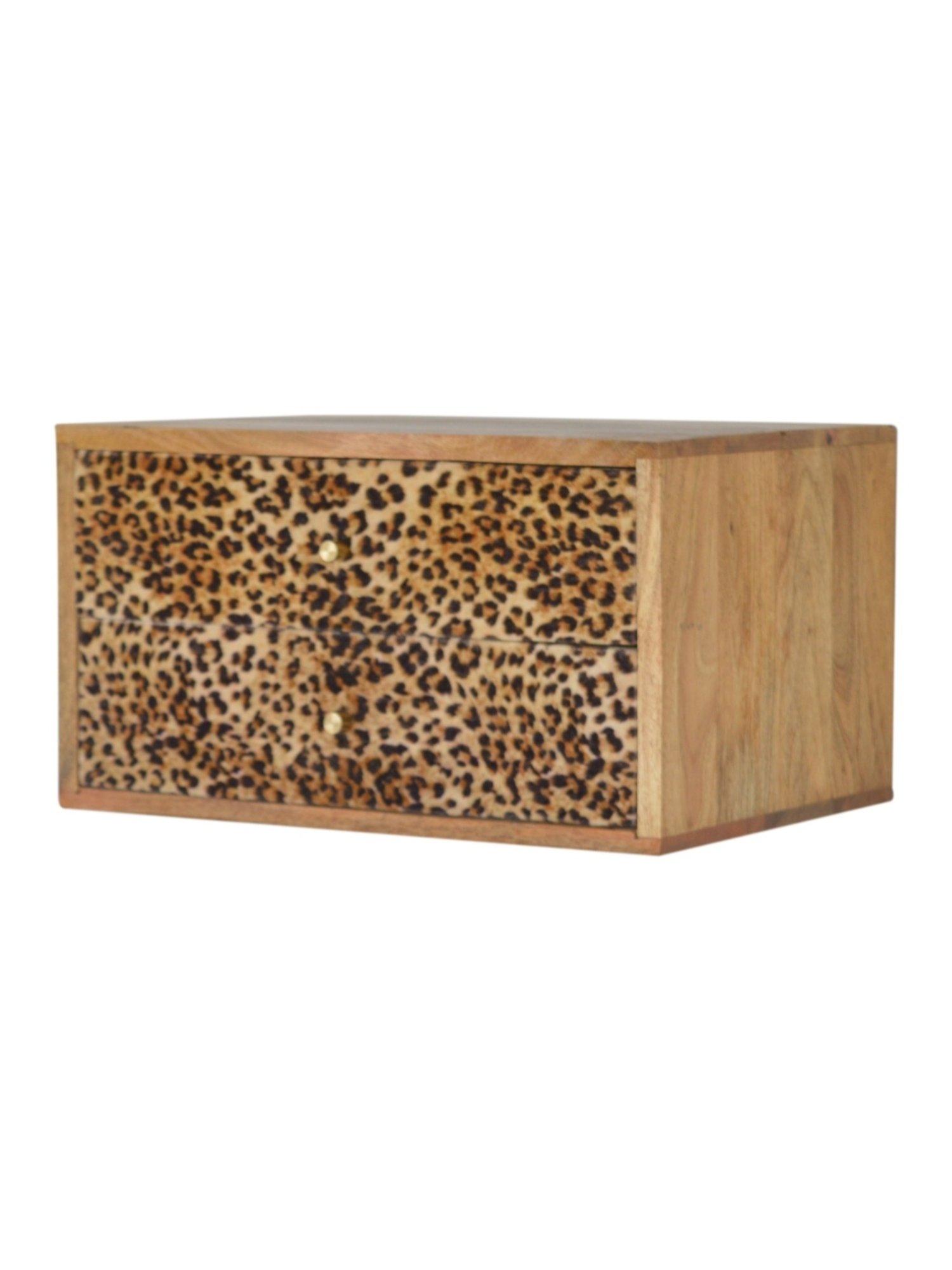 Ikiriya Avina Solid Dark Brown Wood End Table