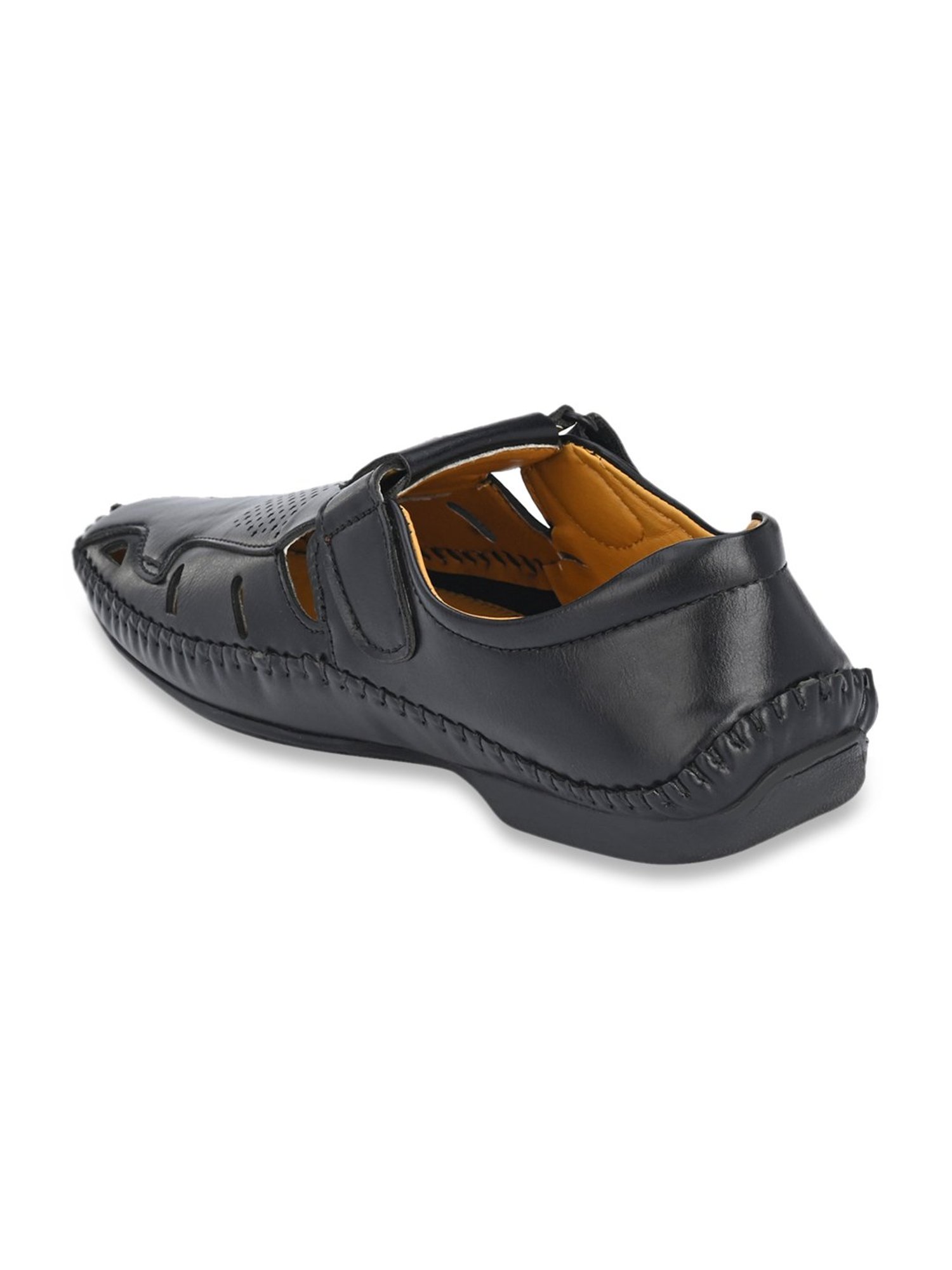 Prolific Men's Black Fishermen Sandals