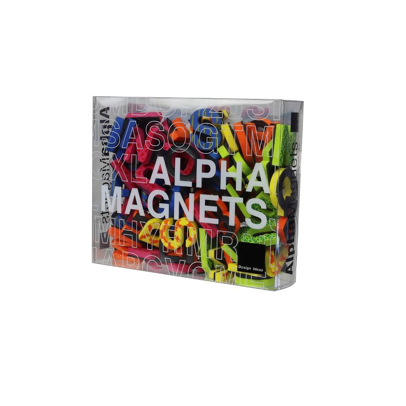 Design Ideas Magnetic Alphabet Letters &ndash; 90 Colorful Foam Letters, 0.8&rdquo; x 0.2&rdquo; 1&rdquo;