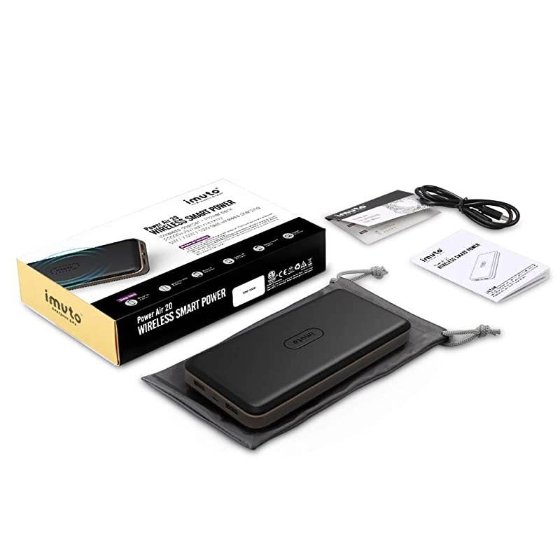 20000mAh Portable Charger Compact Power Bank External Battery Pack LED Digital Display Smart Charge Compatible with iPhone 12 Max Pro 11 XR 10 7 Plus, Samsung S10 Plus, Note 10, Tablets & More