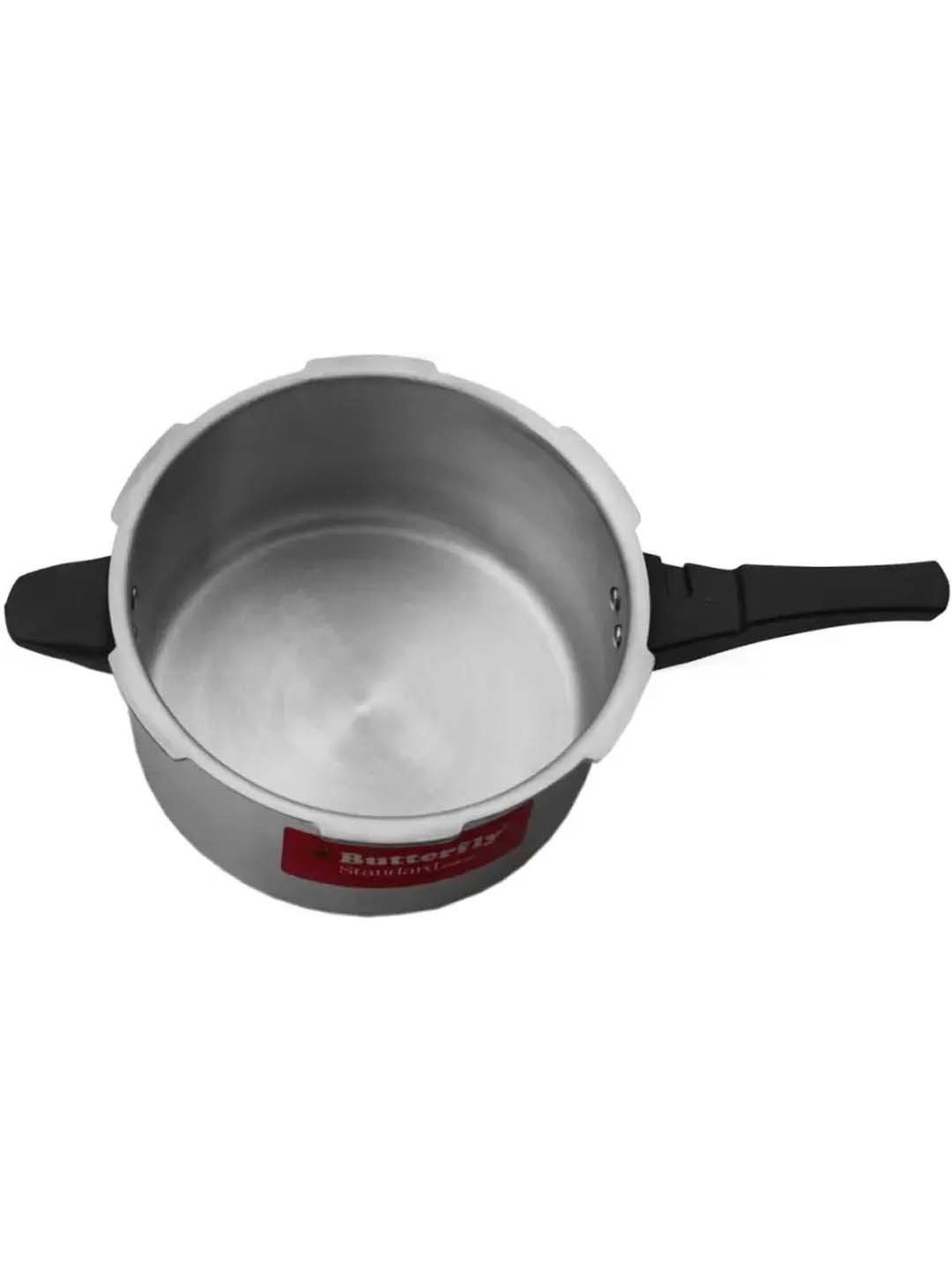 Butterfly Silver Alloy & Plastic Induction Standard Plus Pressure Cooker (5 L)