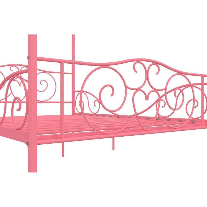 Full Clara Metal Bed Pink - Room & Joy