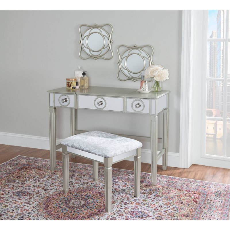 Salisbury Vanity w/Mirror White - Chique