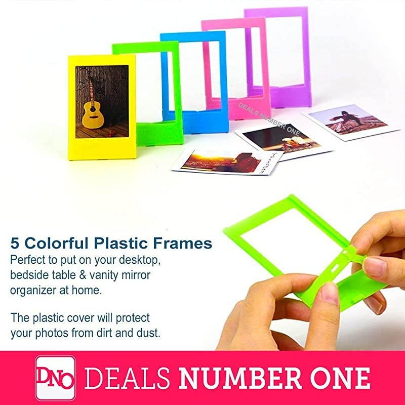 Instax Mini 9 Camera with Fuji Instant Film 40 Sheets amp Accessories Bundle Includes Case Filters Album Lens and More