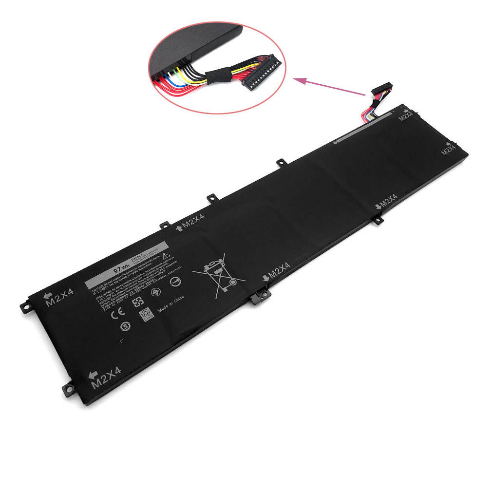 DELL XPS 15 9560 Battery 6 Cells 97Wh P/N 6GTPY 5XJ28