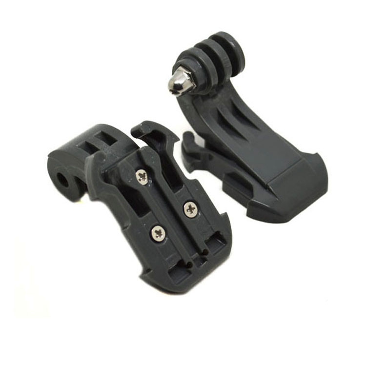 2PCS Black Vertical Surface J-Hook Buckle Mount Adapter Set for GoPro HD Hero 3+ 3 2 1 - Black  GP020