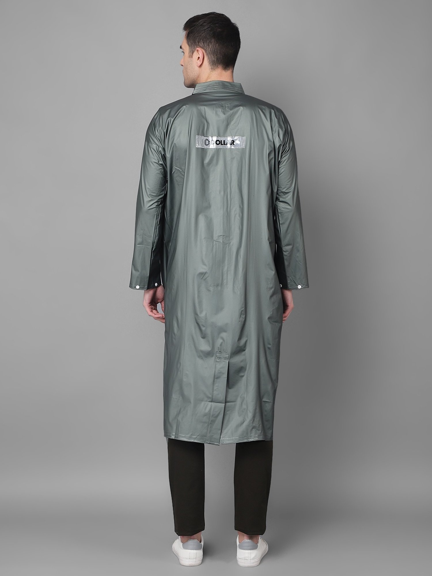 Dollar Green Regular Fit Colour Block Rainwear Jacket