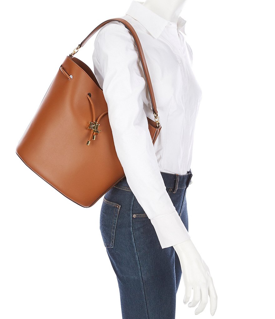 COACH Colorblock Leather Willow Bucket Bag