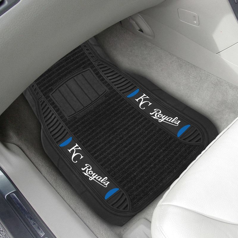 MLB Kansas City Royals Deluxe Car Mat Set - 2pc