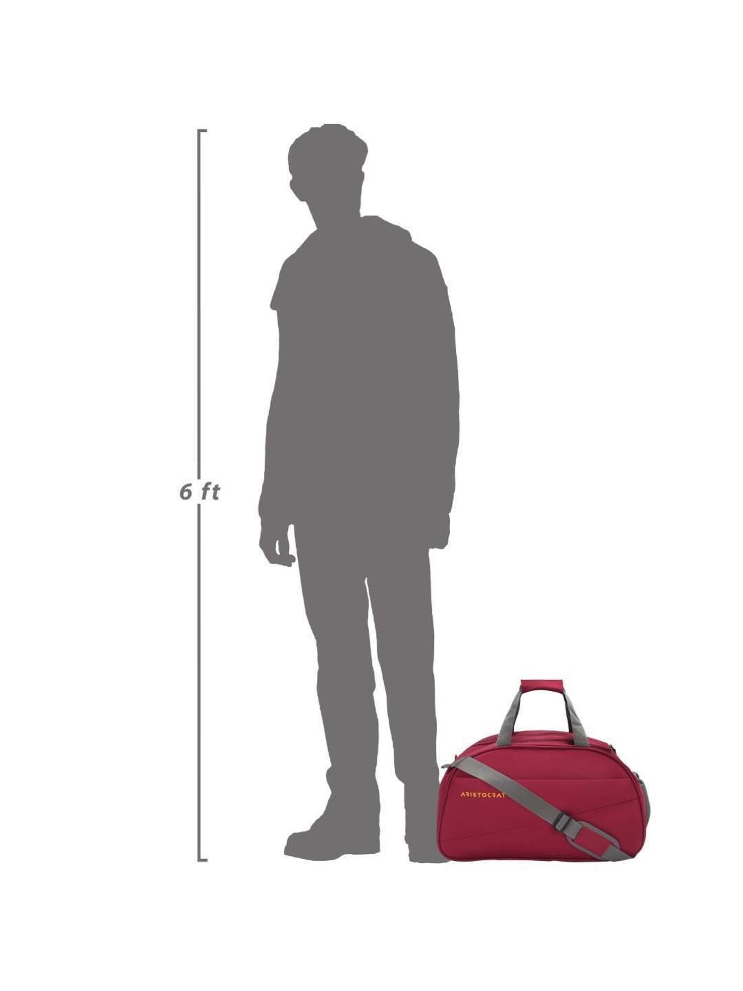 Aristocrat Rookie Red Small Duffle Bag