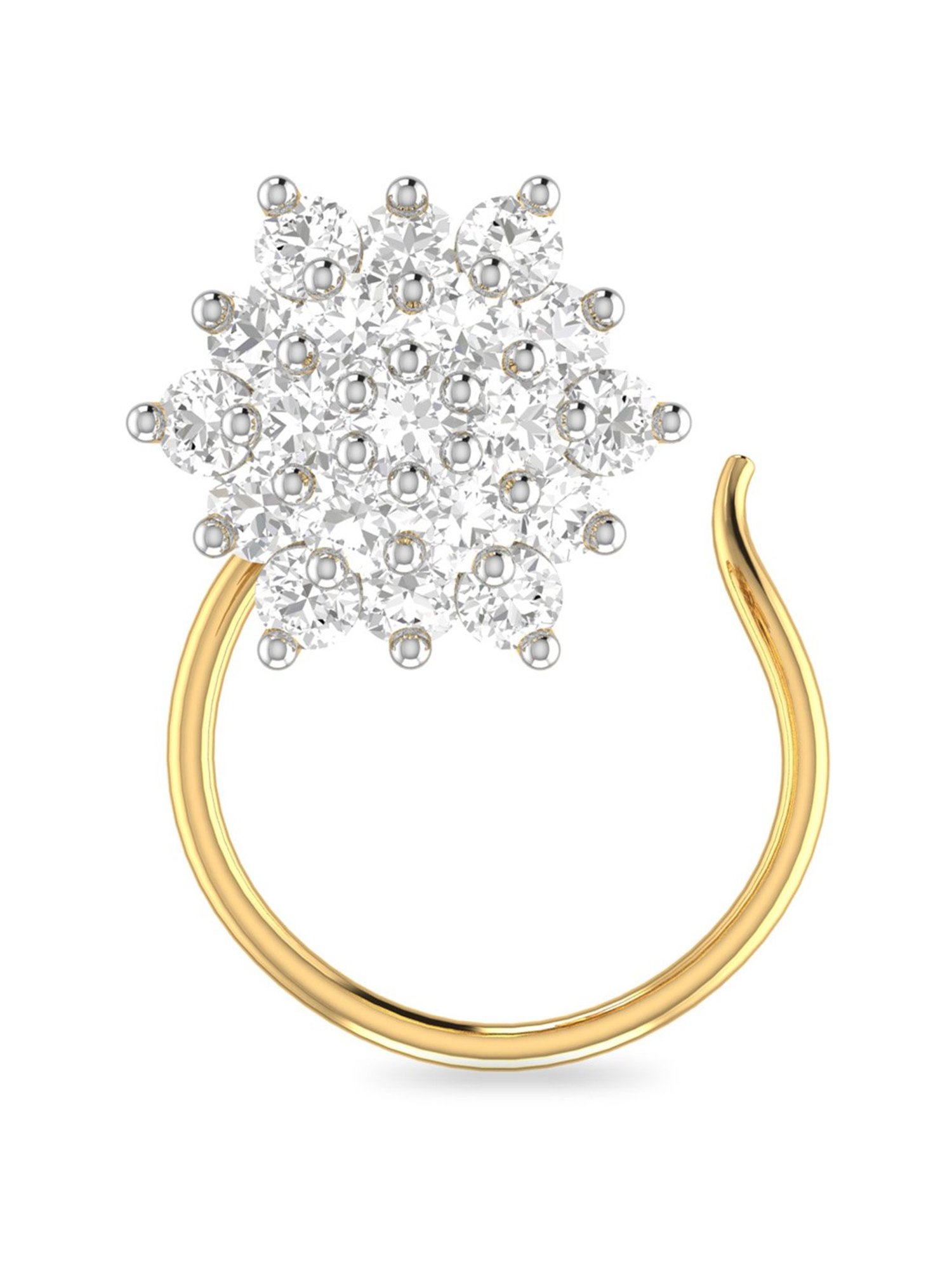 PC Jeweller Beacan 18k Gold Nosepin for Women