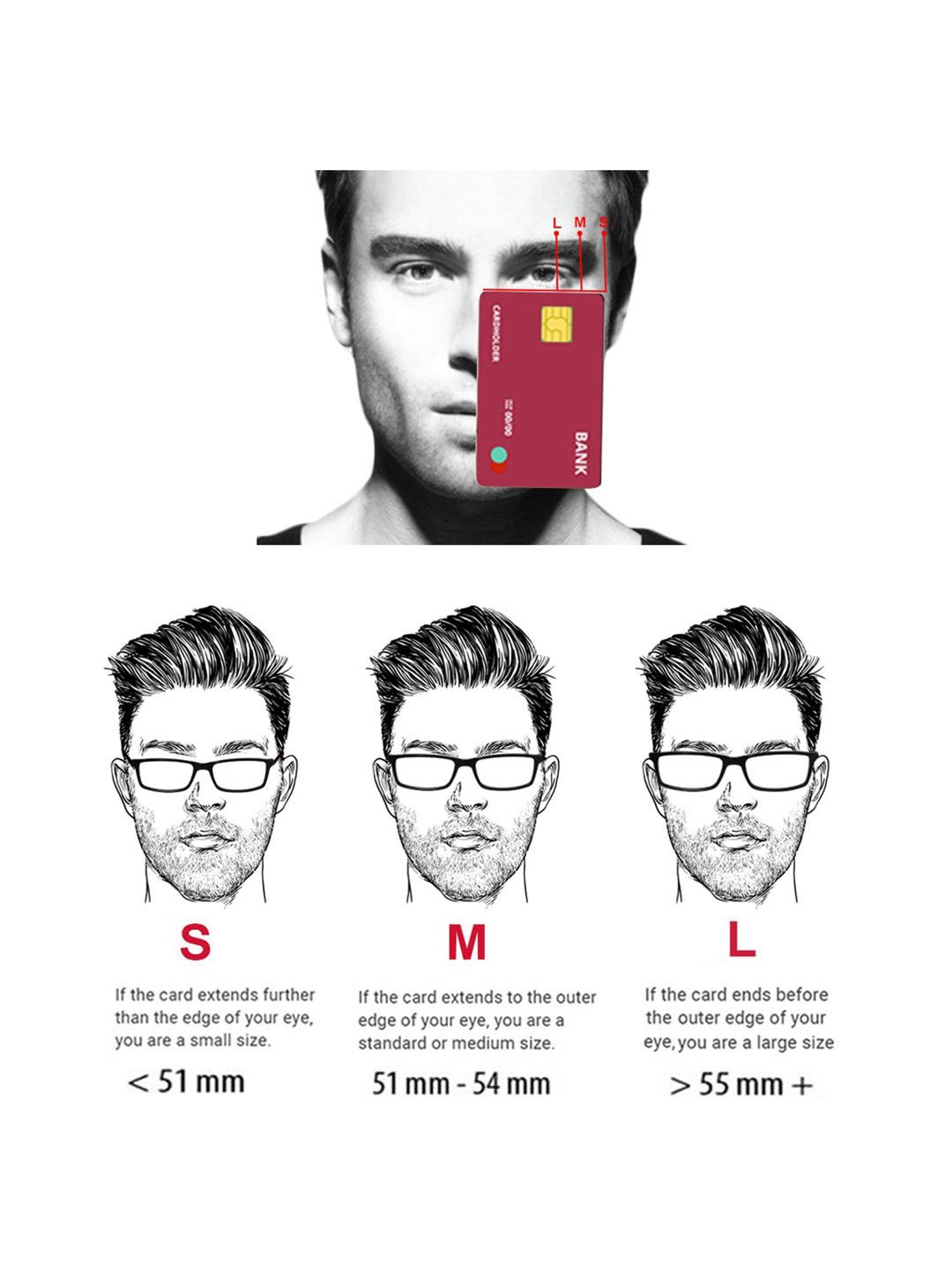 Guess Blue Highbrow Eye Frames for Men