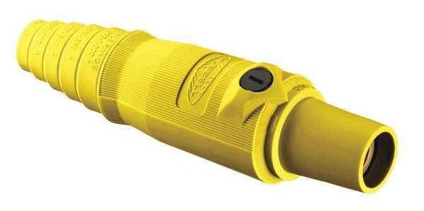 Connector,3R, 4X, 12,Single Pin,Yellow HUBBELL HBL300FY