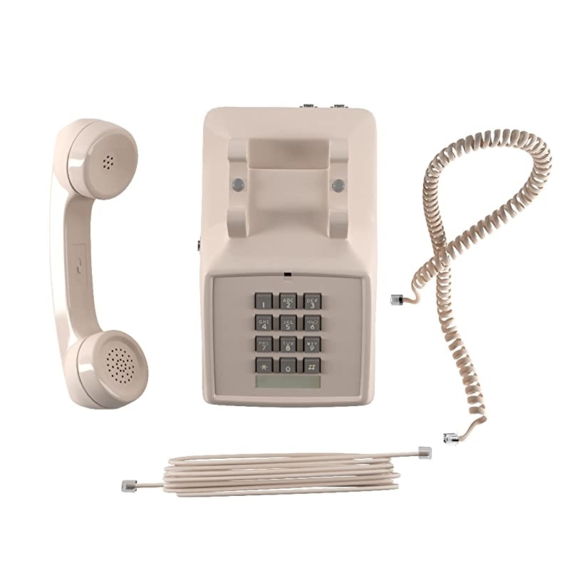 Amplified Single Line Corded Desk Telephone with Extra Loud Ringer, Ash