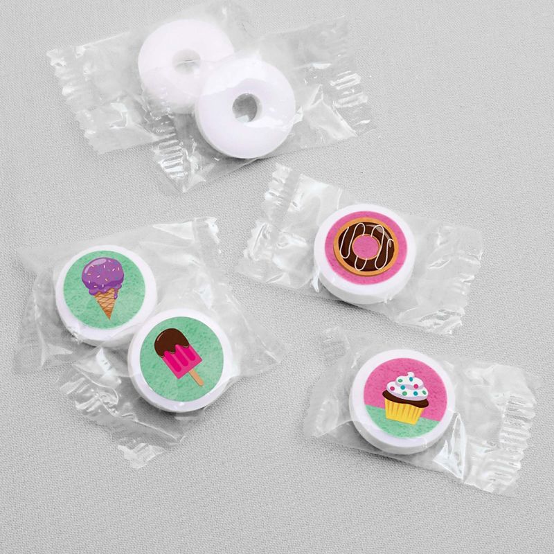 Big Dot of Happiness 40th Milestone Birthday - Mini Wine and Champagne Bottle Label Stickers - Birthday Party Favor Gift for Women and Men - Set of 16