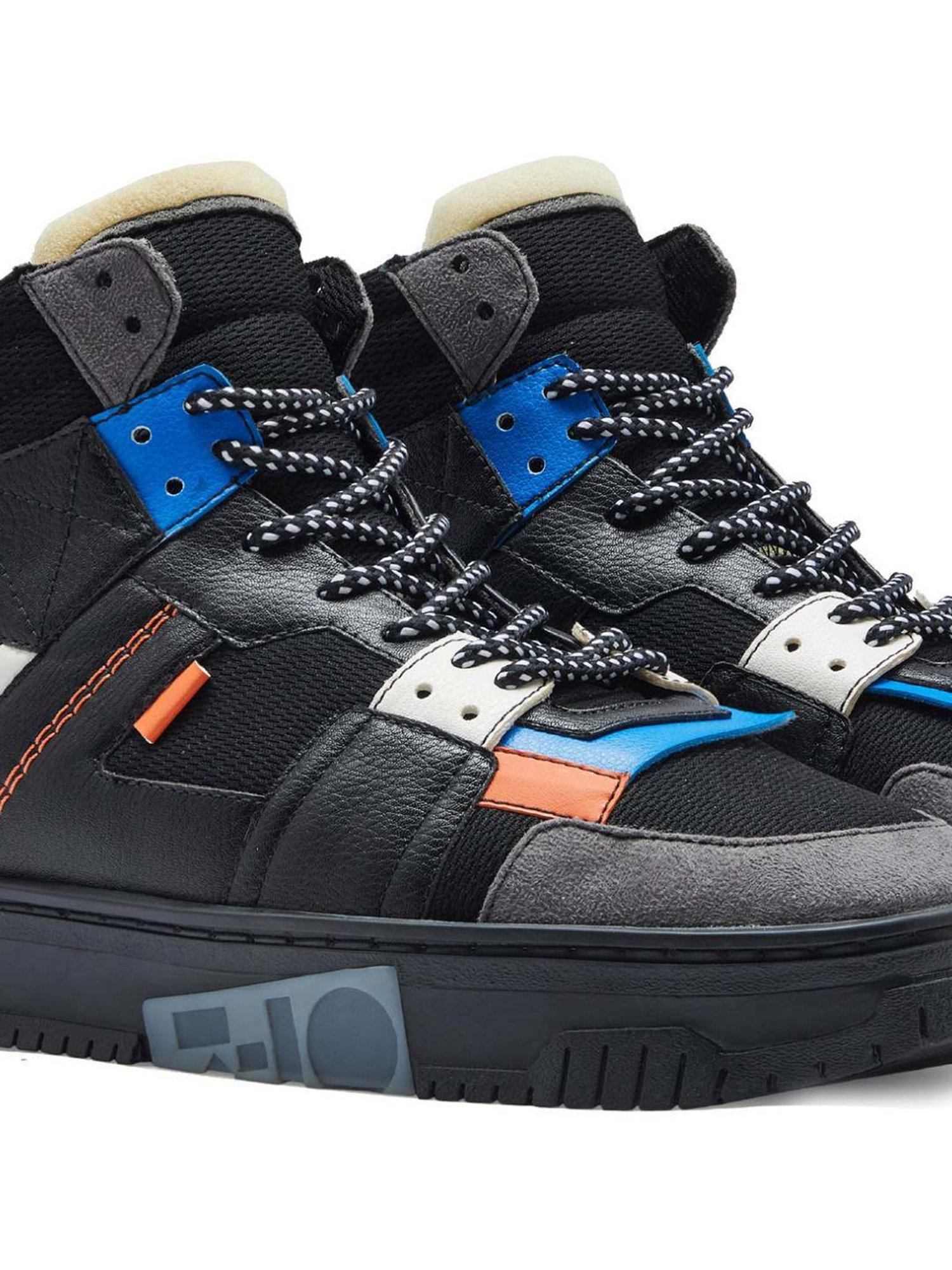 7-10 Men's 710 Elevate Street Blck Mid-Top Sneakers