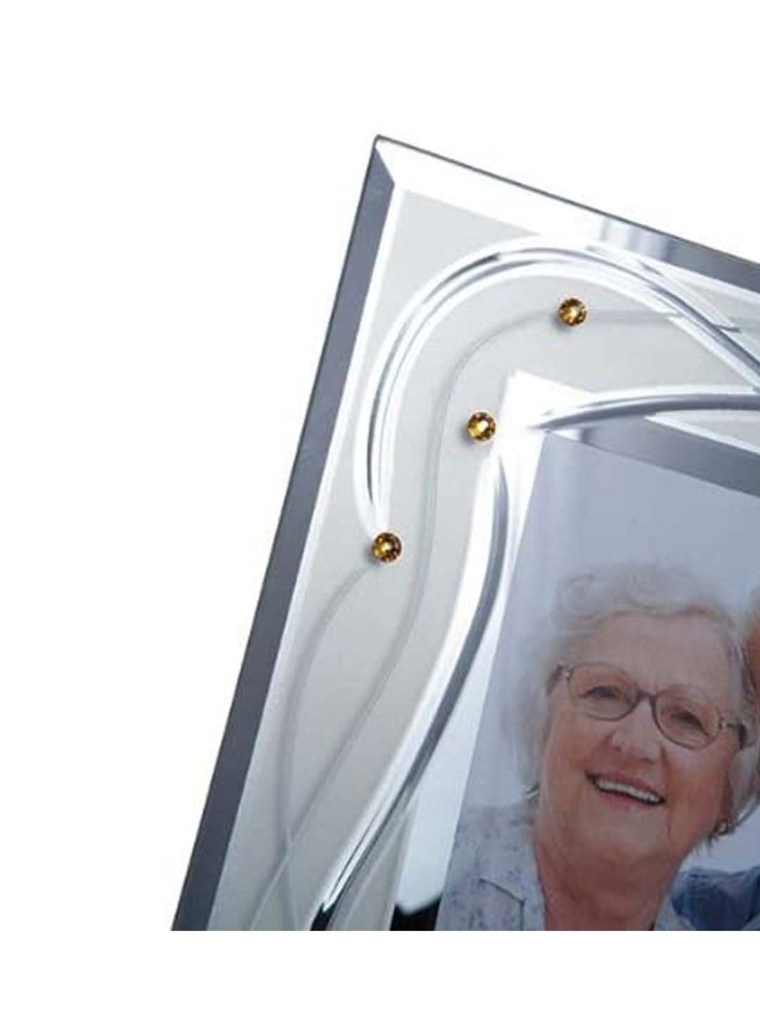 Dartington Transparent Crystal Medium Photo Frame - Set of 1