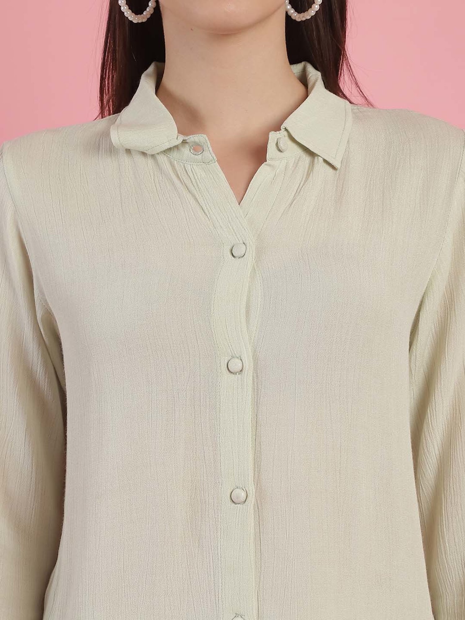 Melon by PlusS Blue Printed Shirt Pant Set