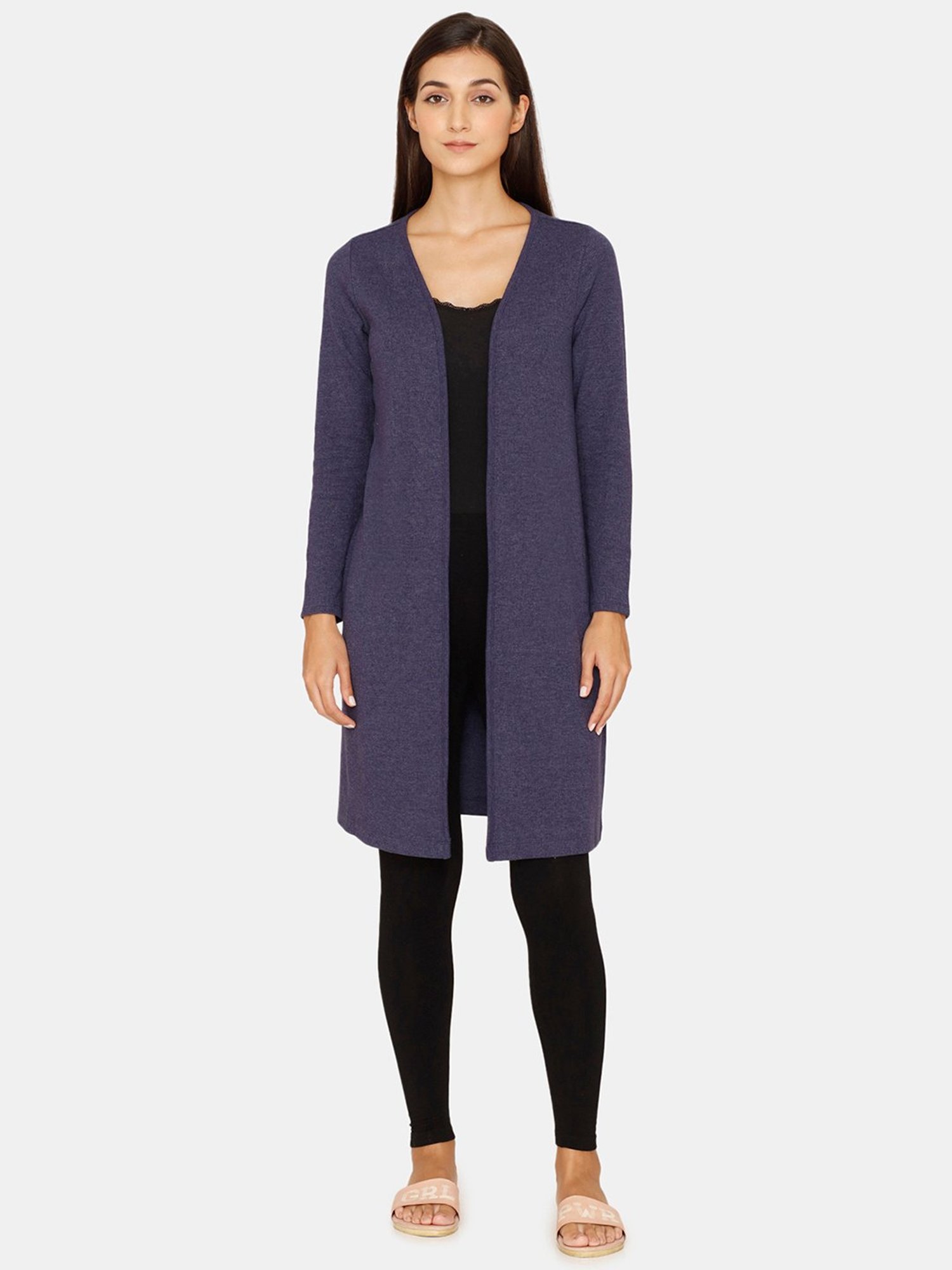 Zivame Blue Long Shrug