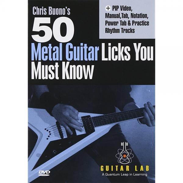 eMedia 50 Metal Licks You Must Know DVD