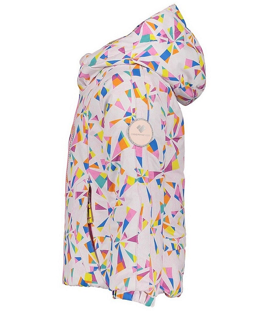 Obermeyer Little/Big Girls 1-8 Iris Cartwheel Print Snow Ski Jacket