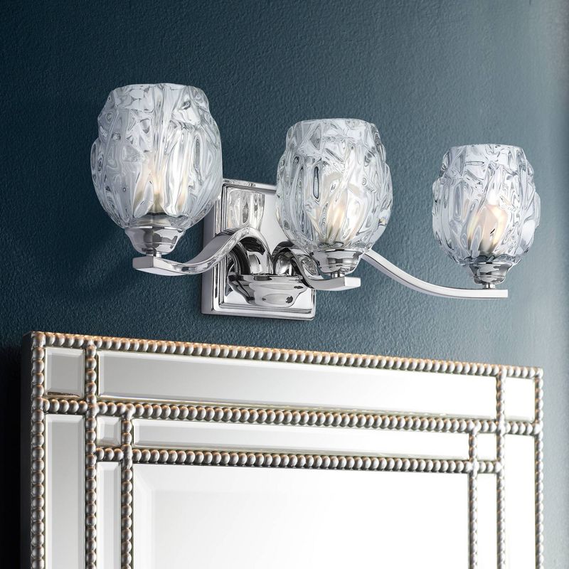 Feiss Kalli 20" Wide Chrome 3-Light Bath Light