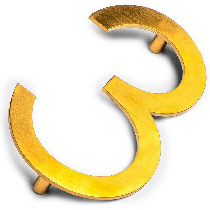 House Numbers Mounting Plate Black 3 Spaces - Hearth & Hand™ with Magnolia