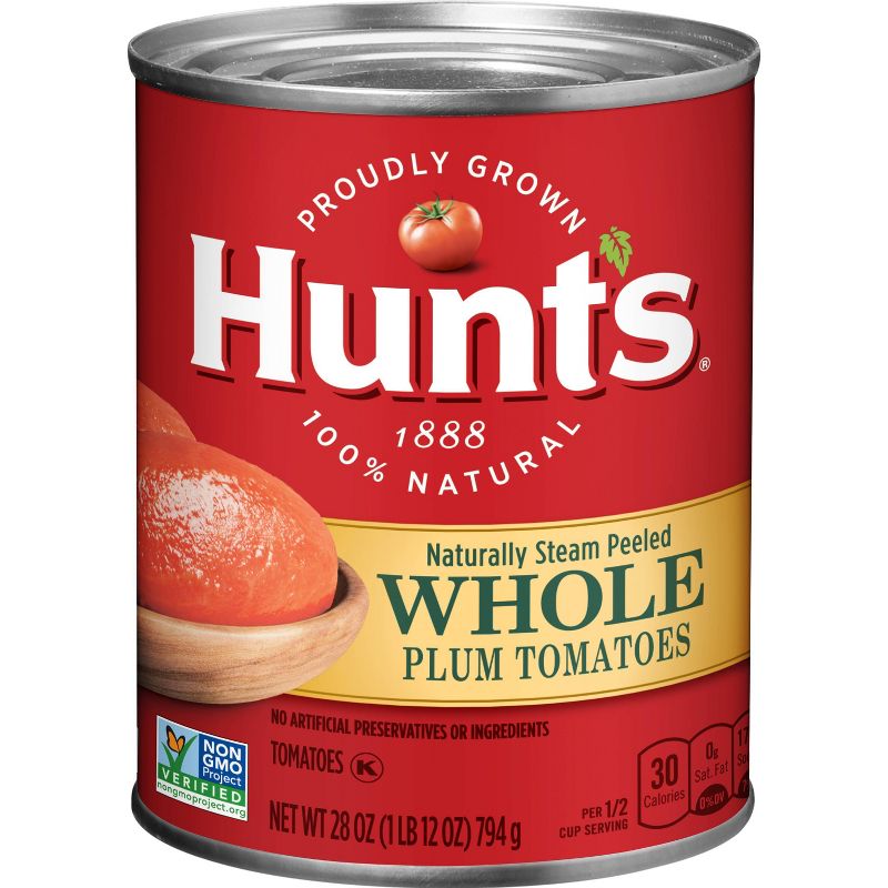 Hunt's 100% Natural Whole Tomatoes 28oz