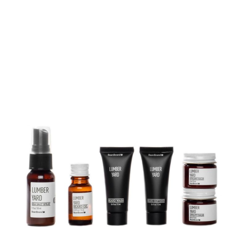 Beardbrand Lumber Yard Beard Starter Kit - 6ct