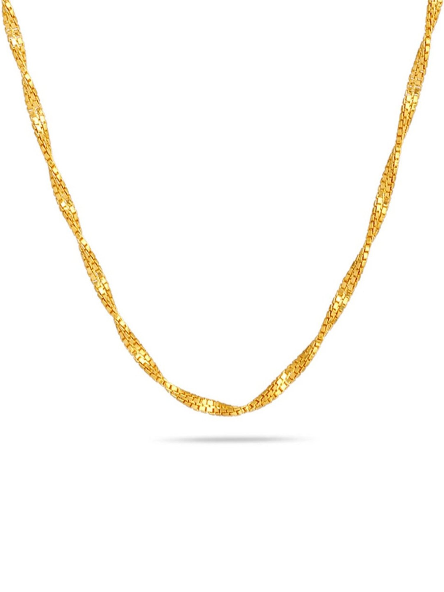 Candere by Kalyan Jewellers 22k Gold Yellow Gold Men's Chain
