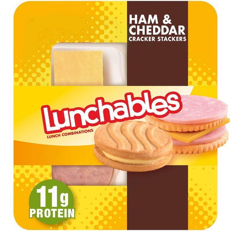 Oscar Mayer Lunchables Ham & Cheddar with Cracker Stackers - 3.5oz