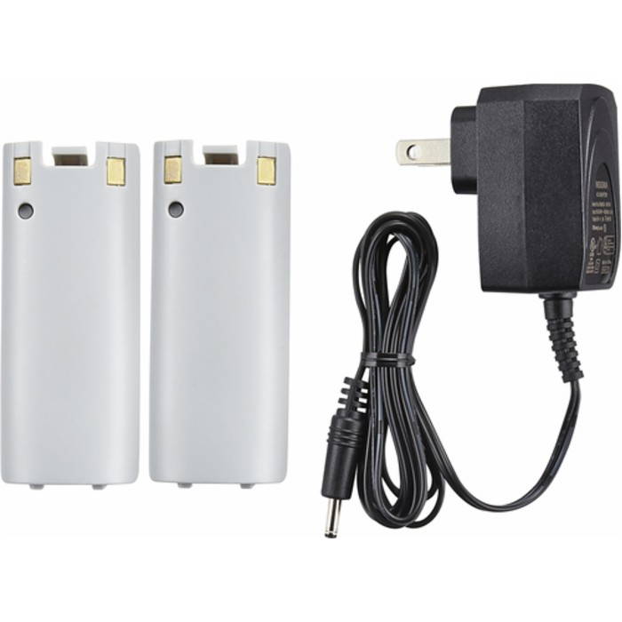 Insignia -Dual Charge Station for Nintendo Wii and Wii U Includes 2 Battery Packs
