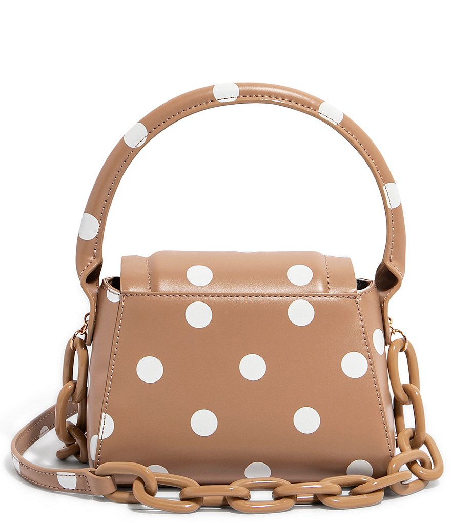 House of Want We Are Chic Polka Dot Vegan Leather Crossbody Bag