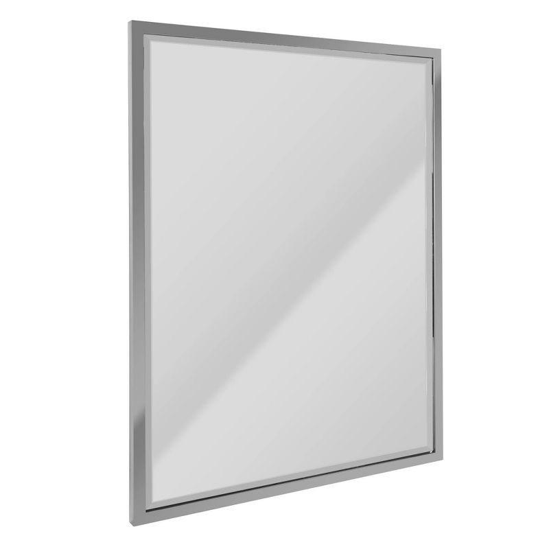 30" x 40" Classic Metal Frame Wall Mirror Chrome - Head West