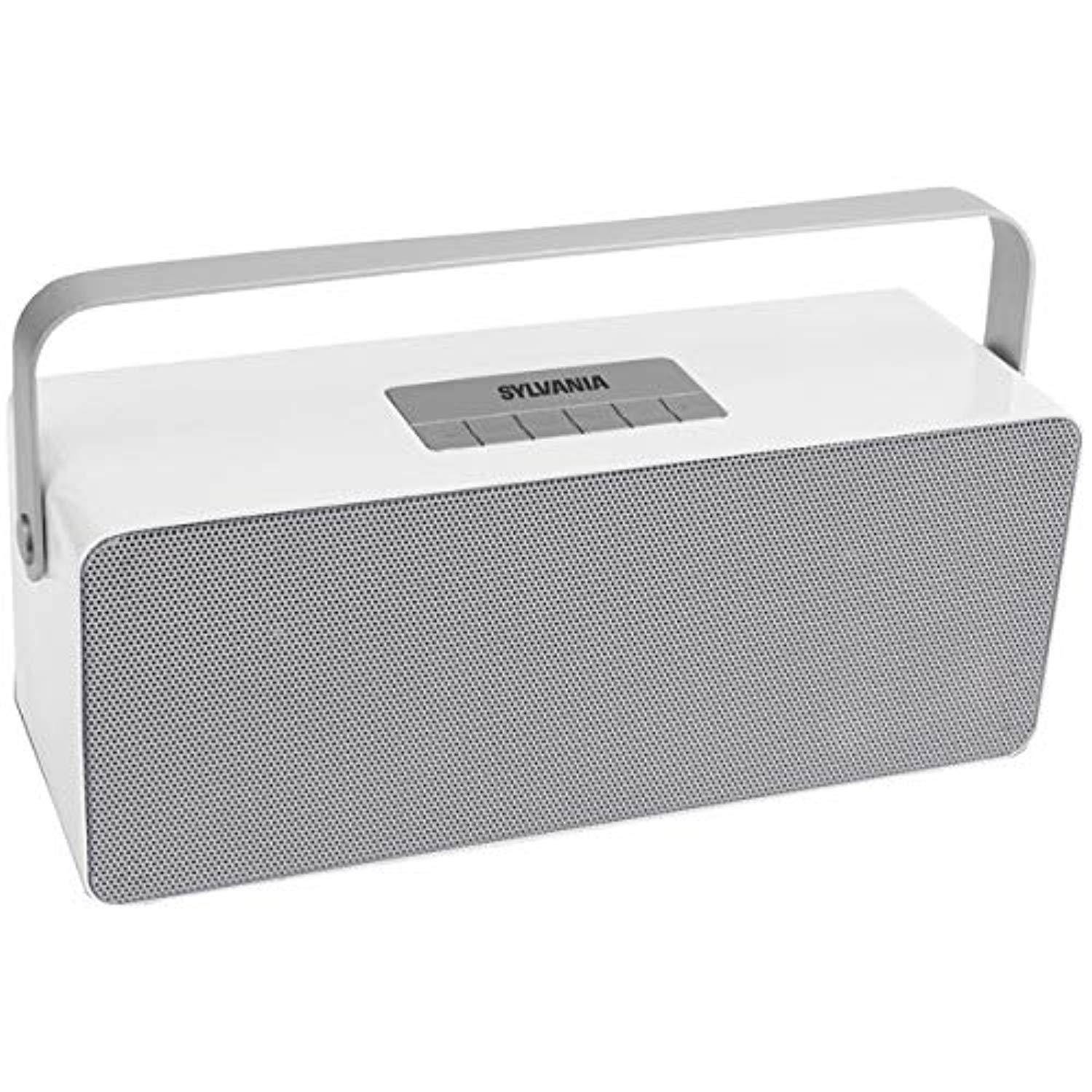 Portable Bluetooth Speaker With Aluminum Handle (white)