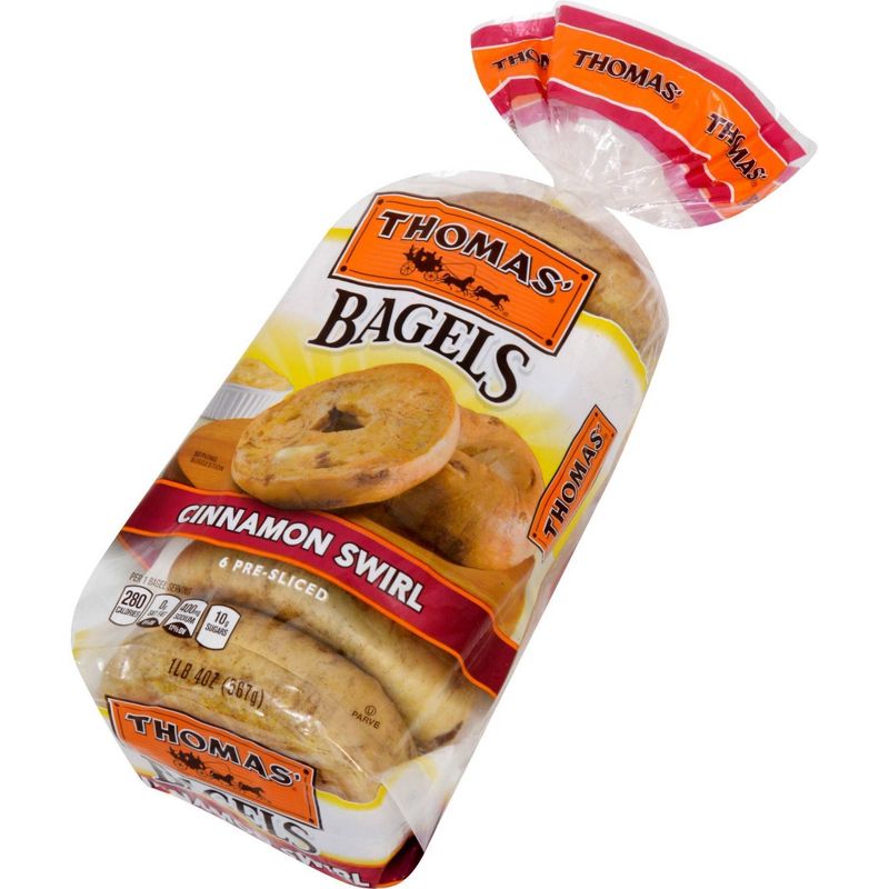 Thomas' Cinnamon Swirl Bagels - 20oz/6ct
