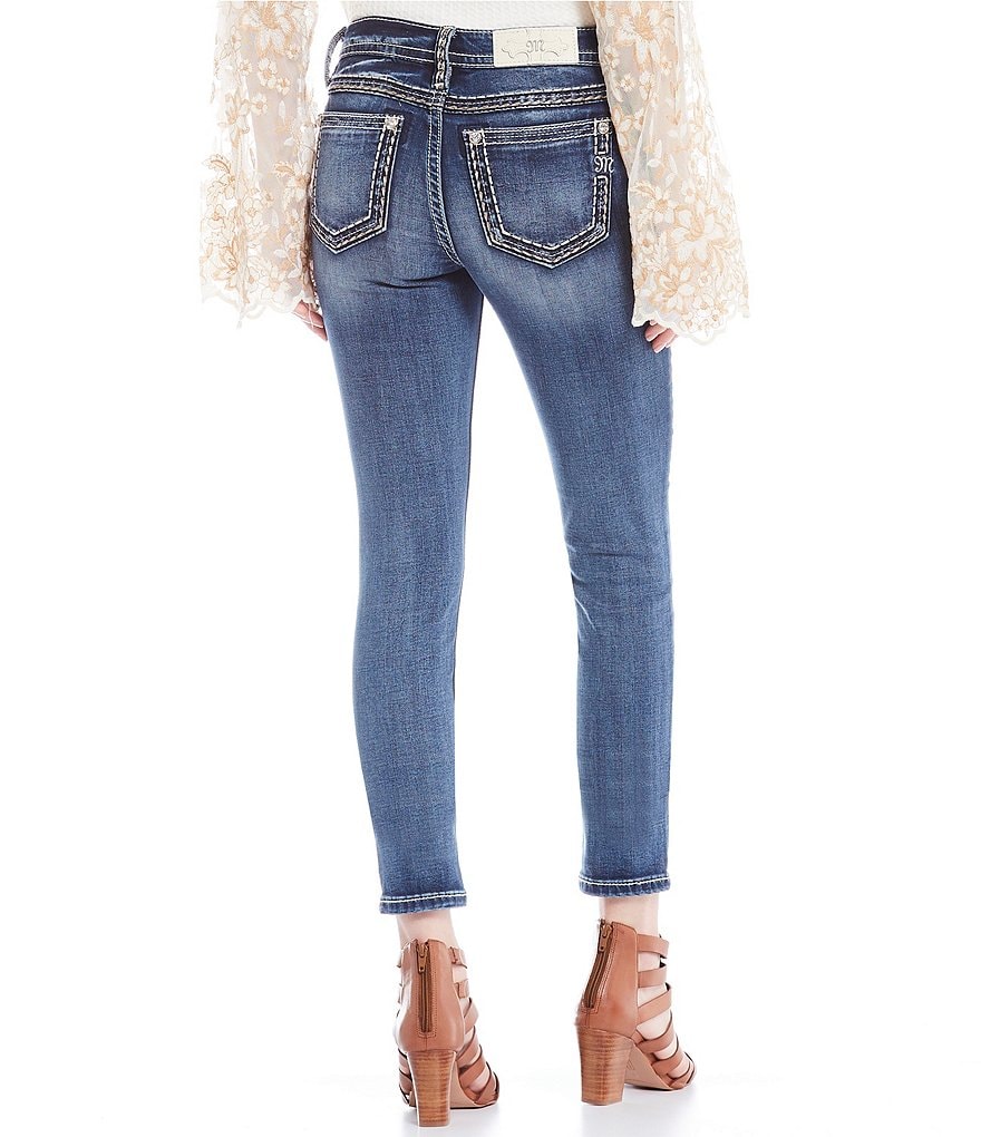 Celebrity Pink Destructed Mom Jeans