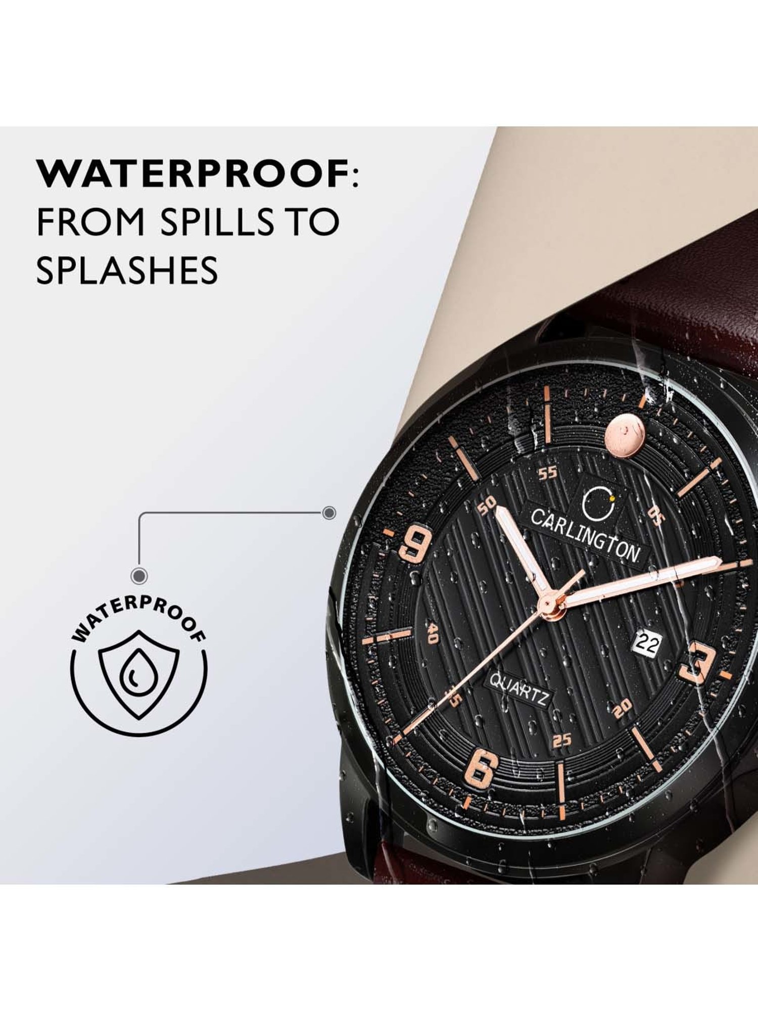 CARLINGTON CT 1050 Analog Watch for Men