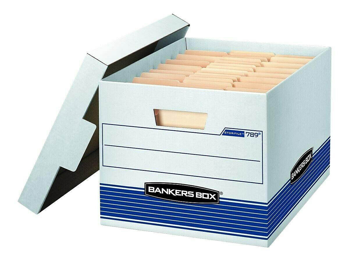 Bankers Box Stor/File Medium-Duty Corrugated Boxes Letter/Legal Size 18368