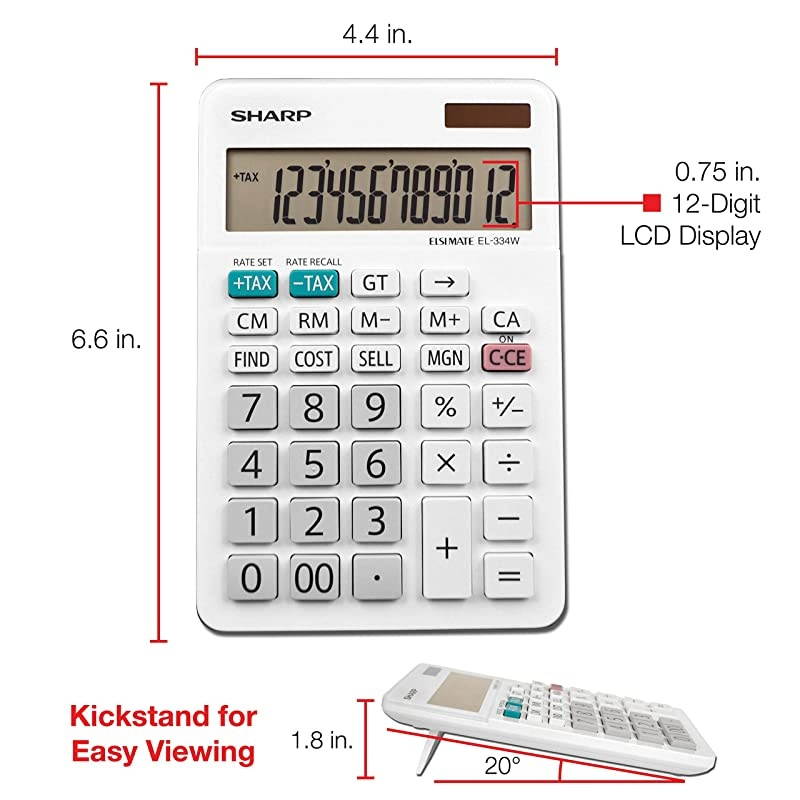 10bII Financial Calculator, 12-Digit LCD