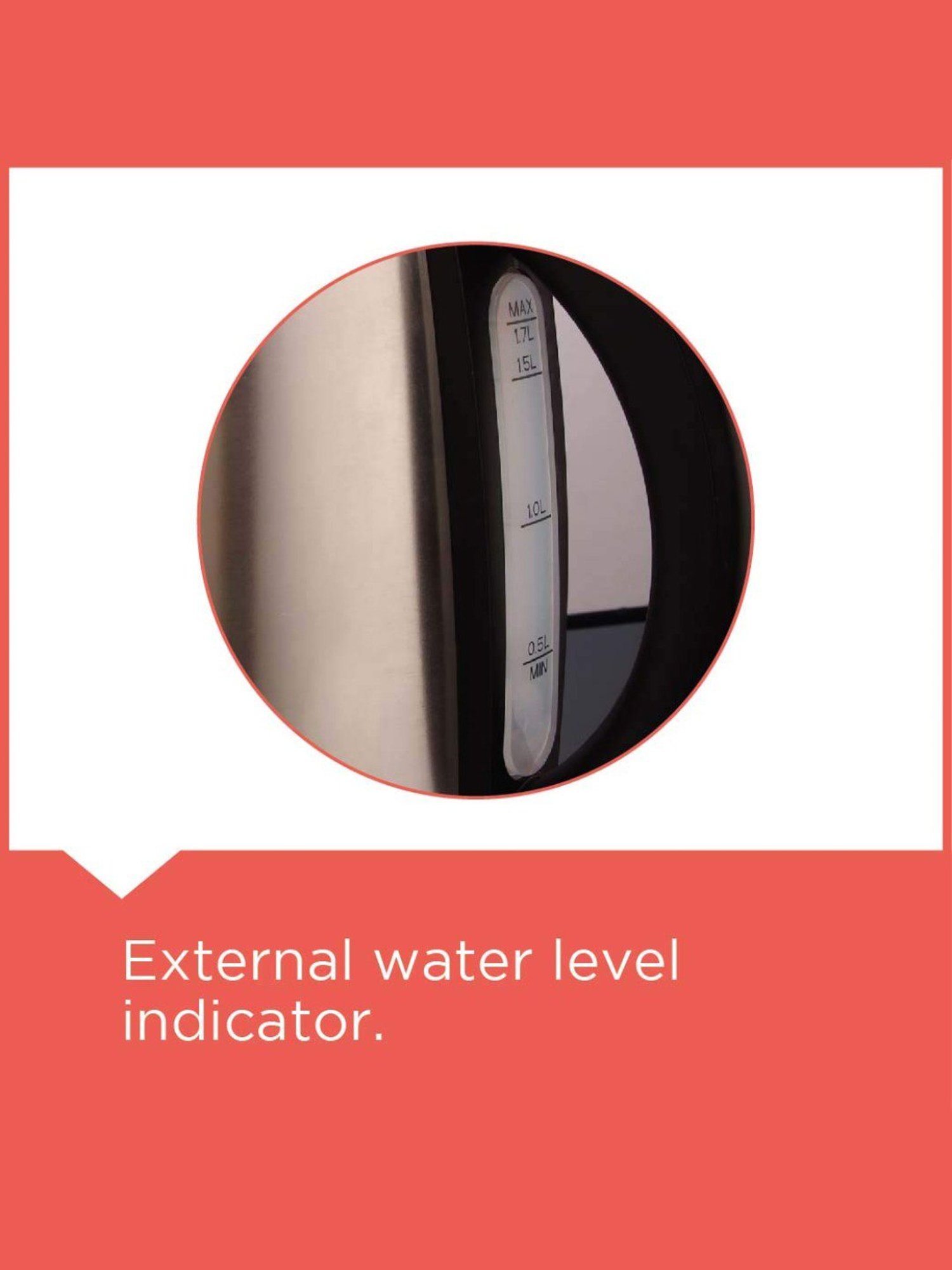 Inalsa 1400W 1.7L Electric Kettle