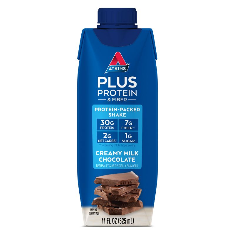 Atkins Protein-Packed Nutritional Shake - Chocolate - 11 fl oz/4ct Bottles
